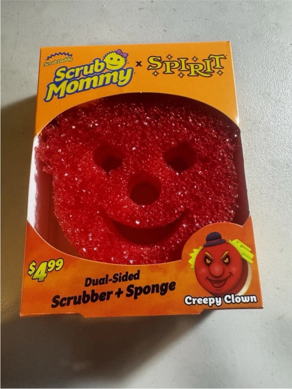New Scrub Daddy Special Edition Spirit Halloween Fall Creepy Clown Red 2025